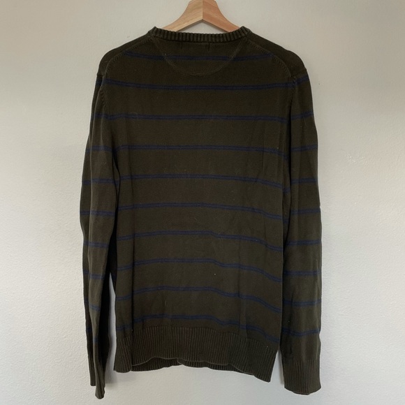 Cotton Stripped Crewneck Sweater - Picture 3 of 3